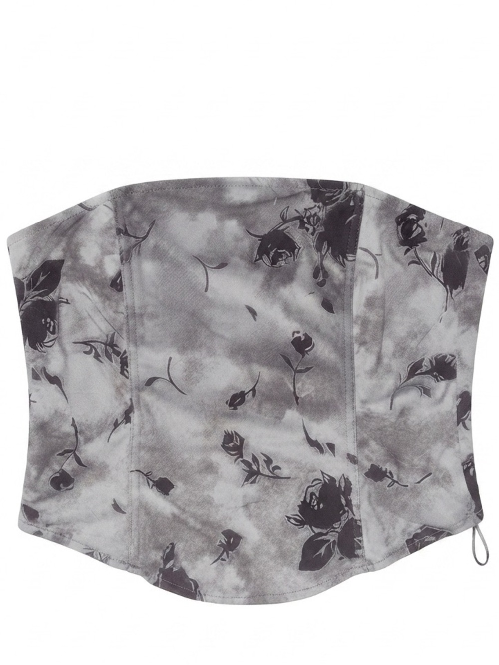 Floral Gray Corset top